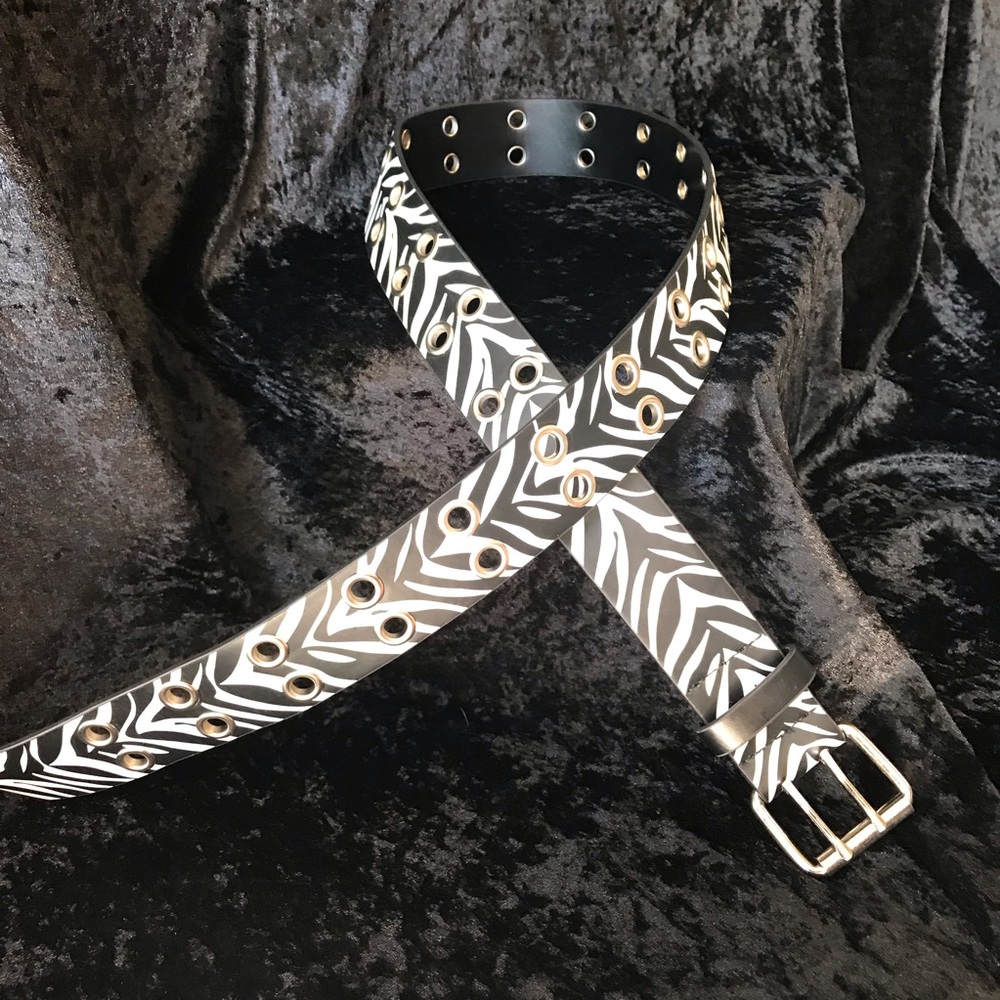 Zebra print Belt 41”